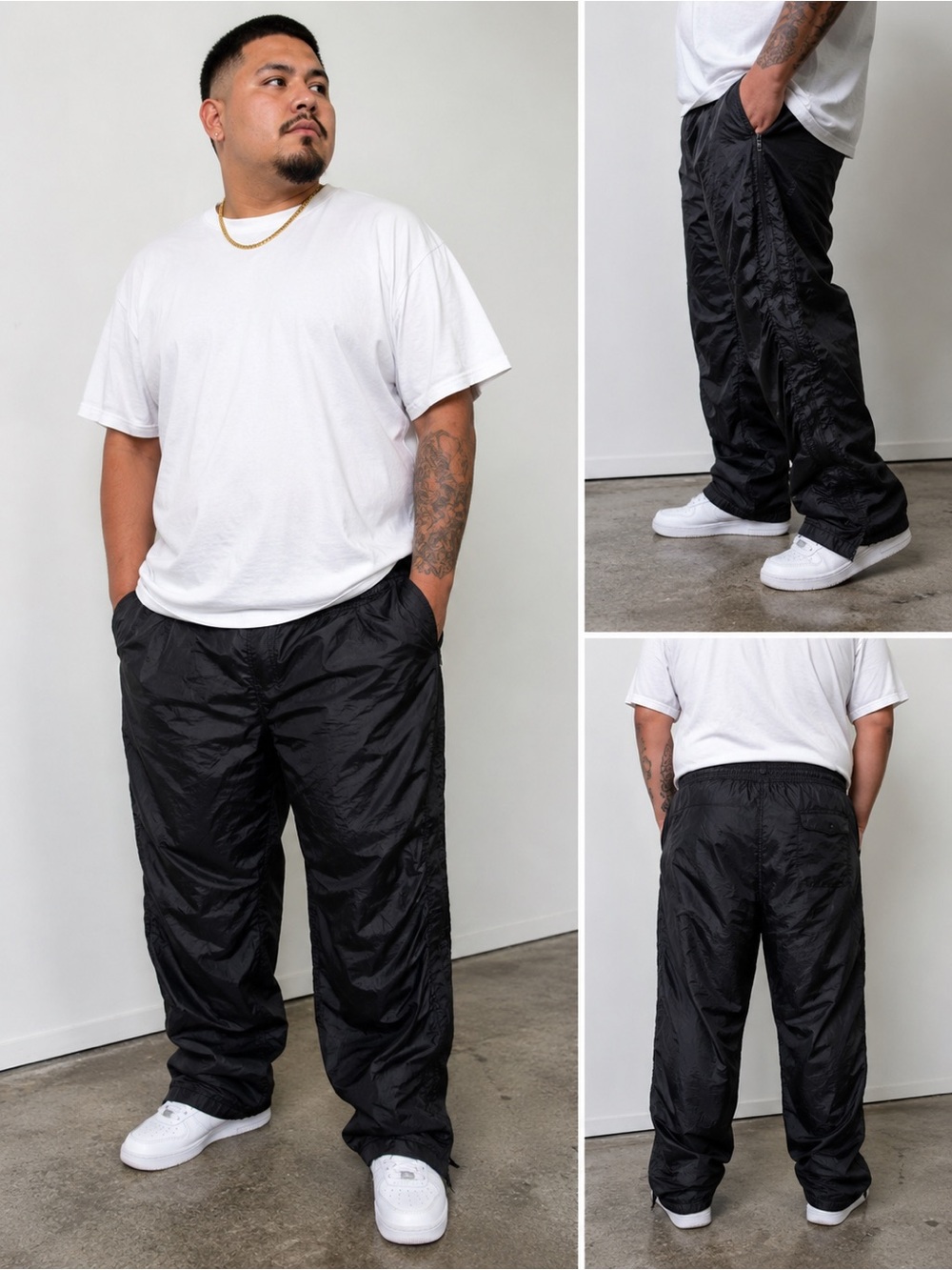 Firstgear Men's Black Motorcycle Rain Stretch Pants in sizes XXL and 2XL